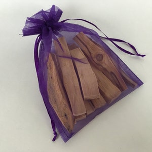 10 Palo Santo Wood Sticks Perfect for smudging, protection, & removing negativity image 3