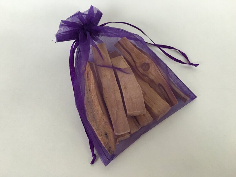 10 Palo Santo Wood Sticks Perfect for smudging, protection, & removing negativity image 3