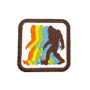 Bigfoot - Embroidered Iron On or Sew On Patch - Sasquatch Patch
