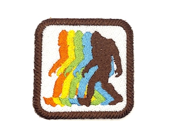 Bigfoot - Embroidered Iron On or Sew On Patch - Sasquatch Patch