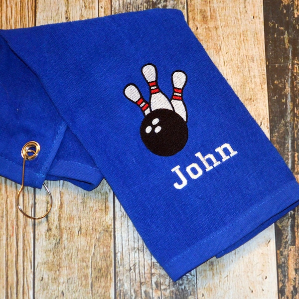 Custom Bowling Towel Etsy