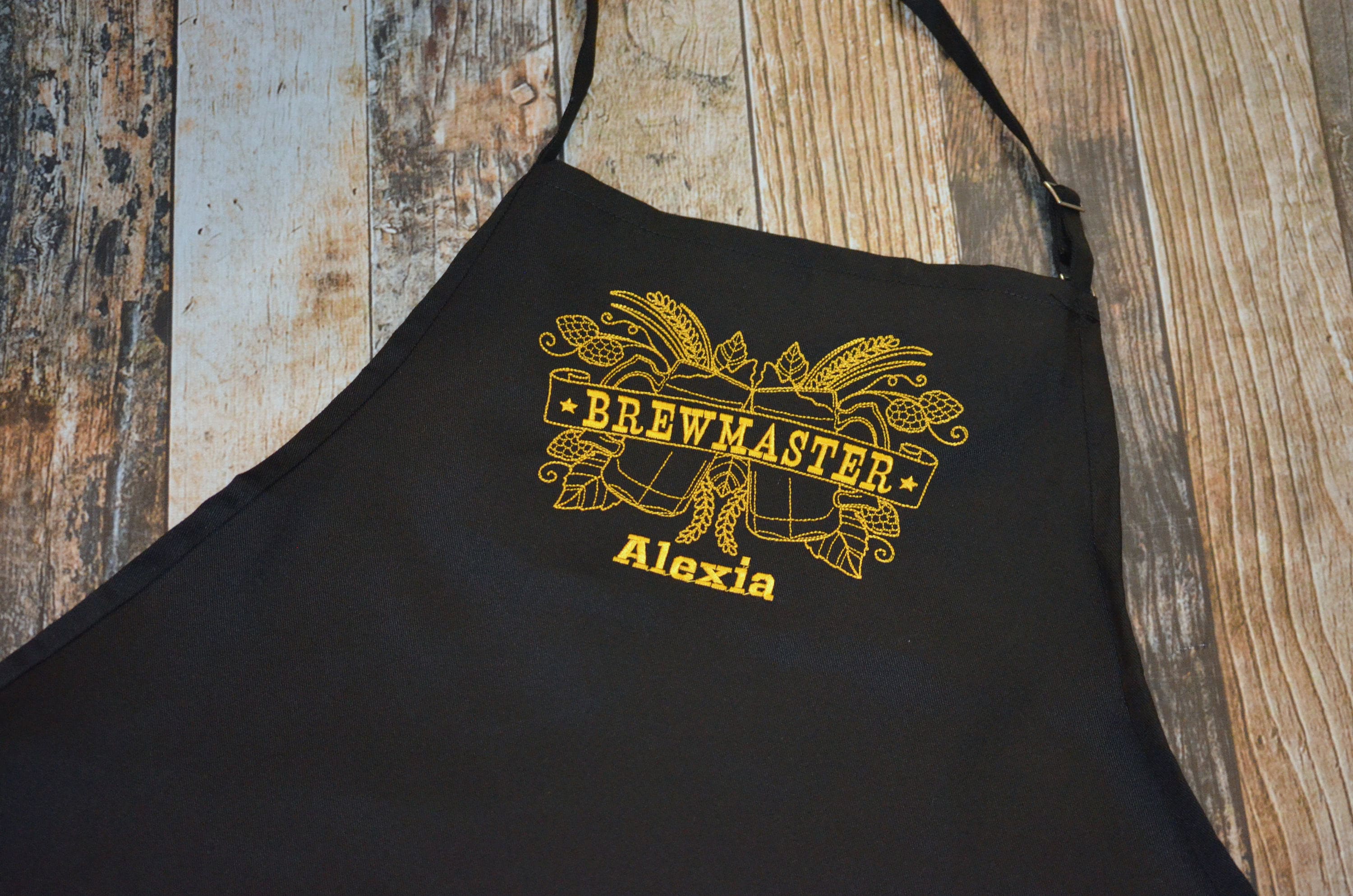 Brewmaster Personalized Apron Craft Beer Apron Embroidered Etsy
