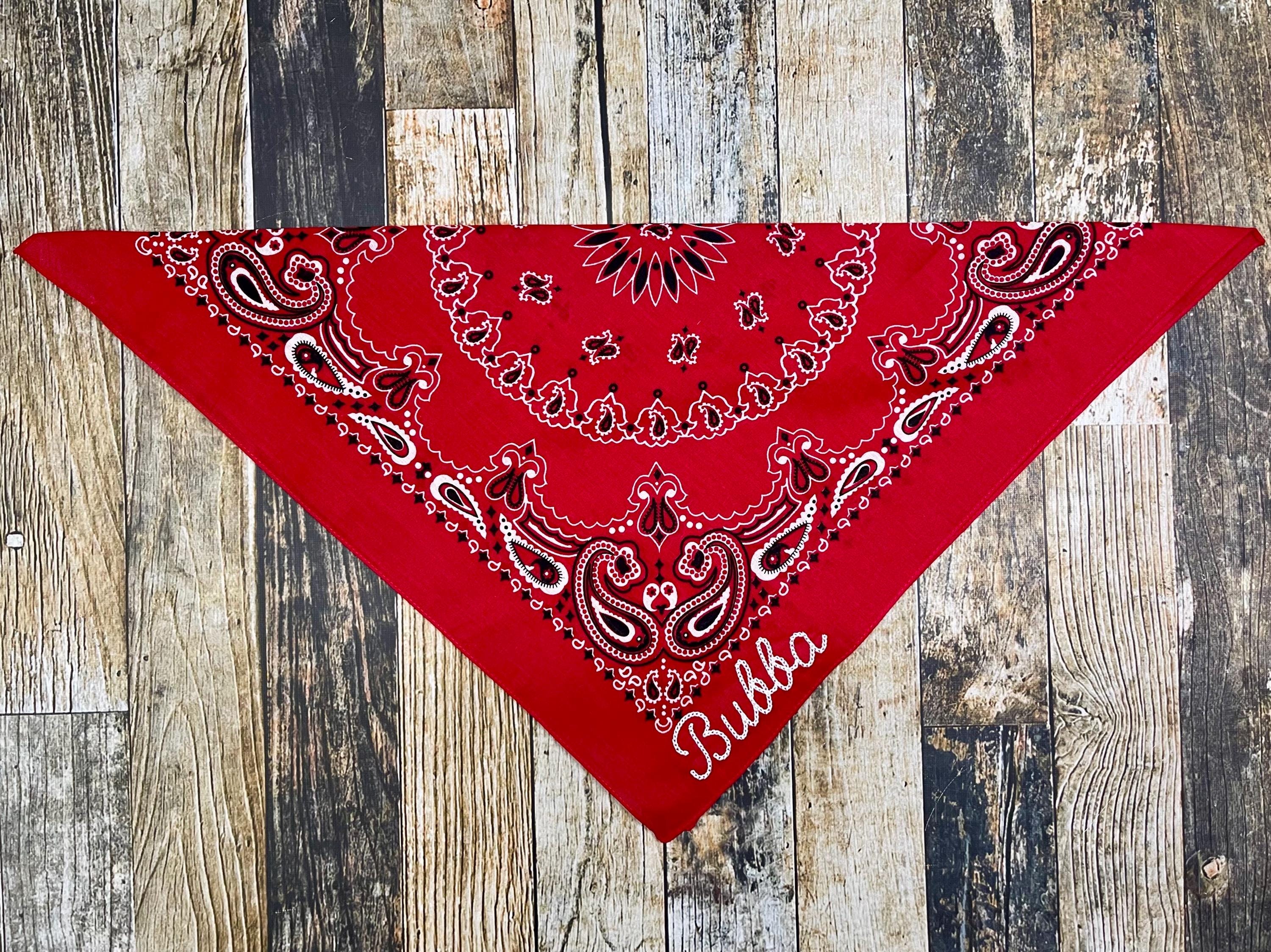 Personalized Dog Bandana - Chainstitch Embroidered Name - Etsy