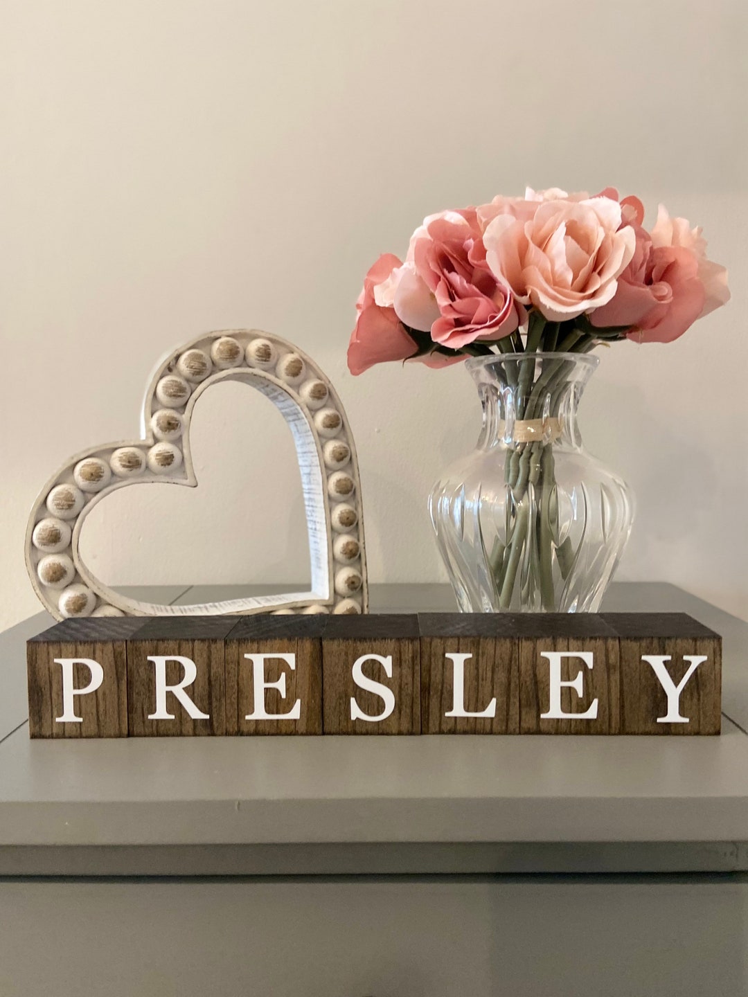 DESIGN YOUR OWN!! Personalized Wooden Blocks - 1.5” Wood Block Set ...