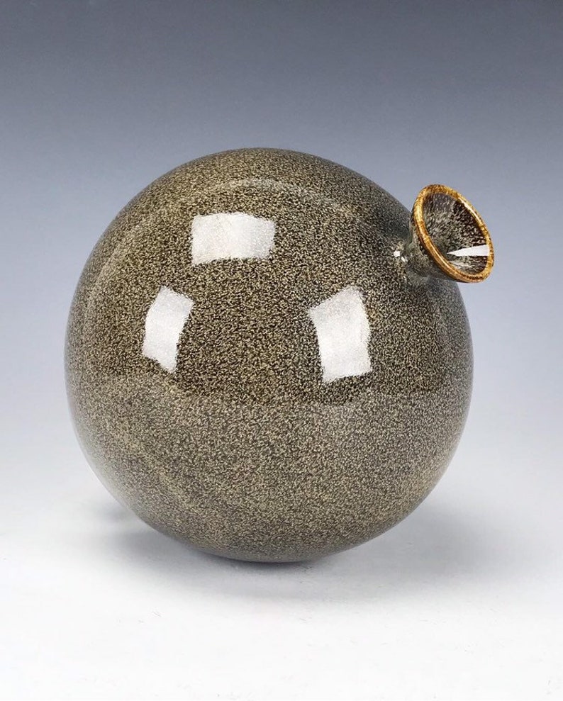 Original Korean Pottery Wheel Thrown Vase Stoneware Galaxy Etsy