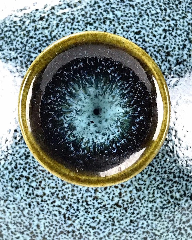 Original Korean Pottery Wheel Thrown Vase Stoneware Galaxy Etsy