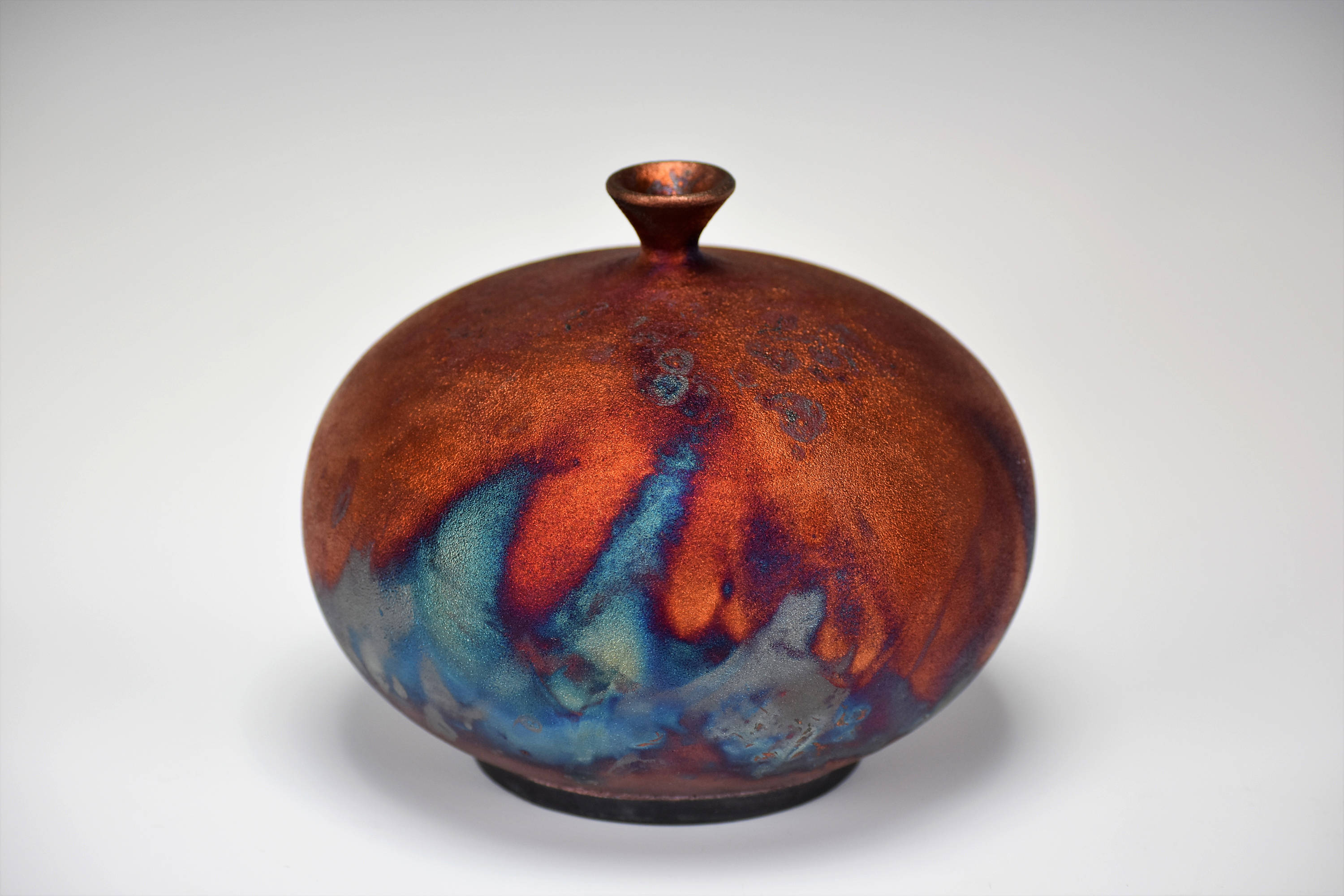 Original Korean Pottery Wheel Thrown Raku Vase Fine Art Etsy