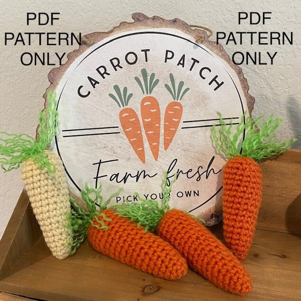 Crochet Carrot Pattern Amigurumi