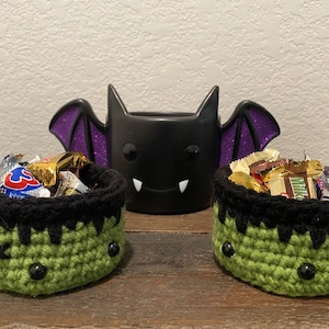 Frankenstein Halloween Candy Bowl Pattern Only