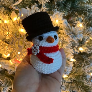 Winter Wonderland Snowman Pattern