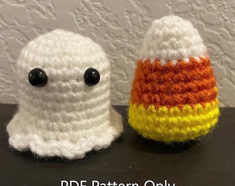 Halloween Ghost and Candy Corn Pattern - 2 for 1!
