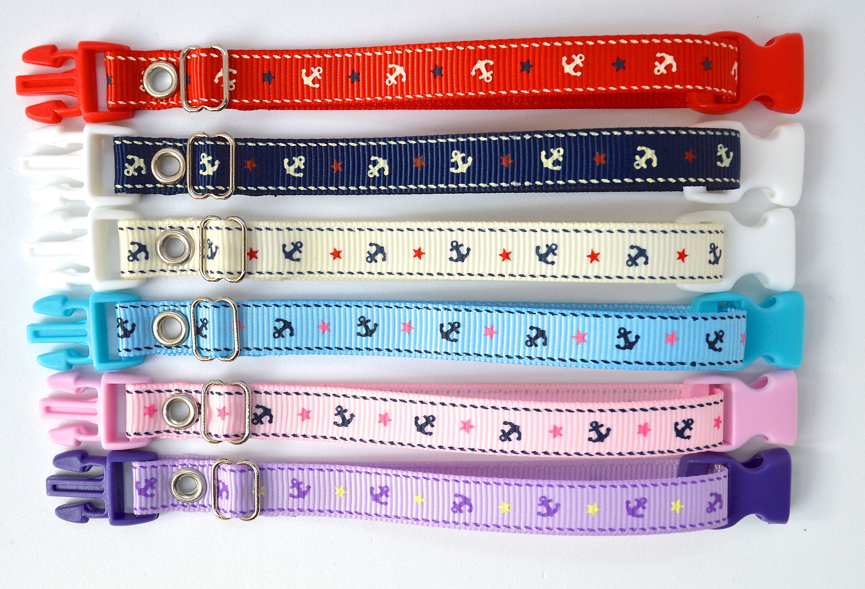 Collari Per Cuccioli Appena Nati - 15 Pezzi, 3 Misure Regolabili, Morbidi E Colorati