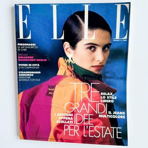 Old Elle Magazines - Etsy