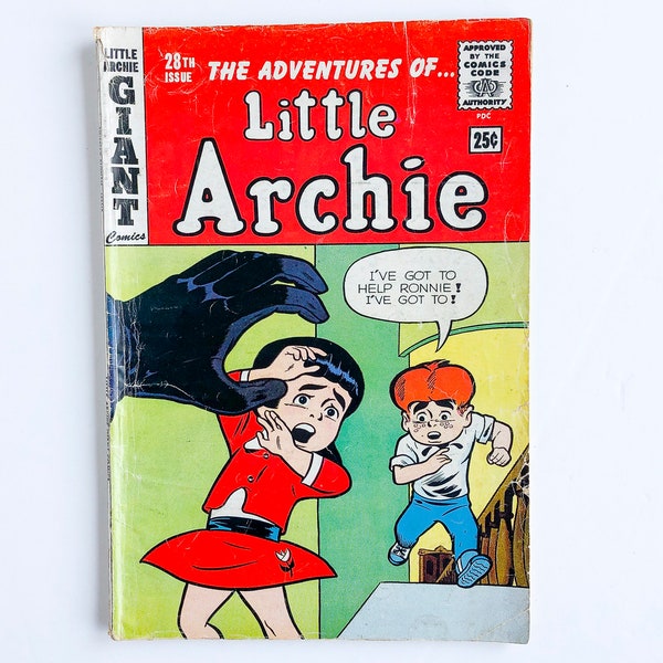 Vintage "The Adventures of Little Archie" No. 28, Fall, 1963 - Giant Archie Series Silver Age Comic Book