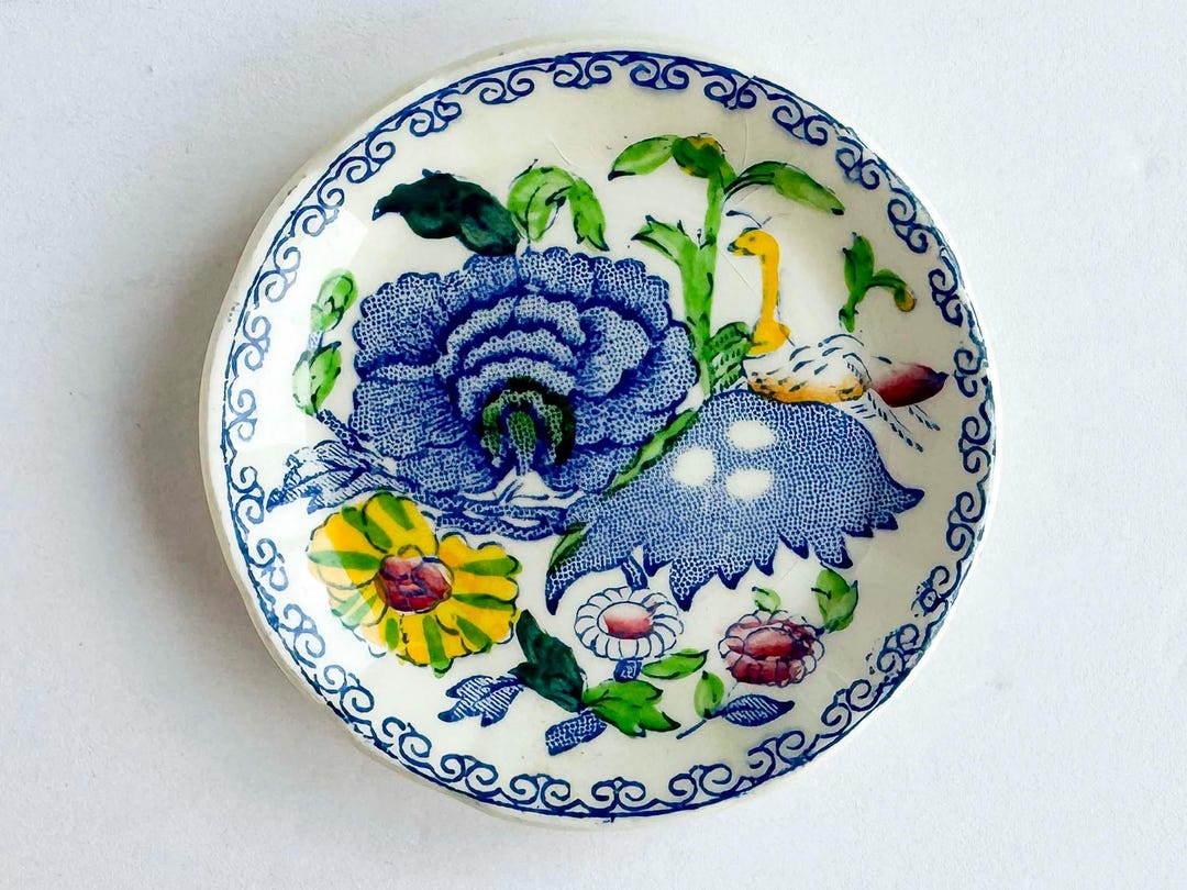 Vintage Butter Pat Dish - Ironstone - Plantation Colonial Made in ...