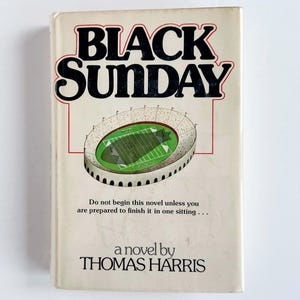 Vintage &quot;Black Sunday&quot; by Thomas Harris -  1975 Hardback with Dust Jacket