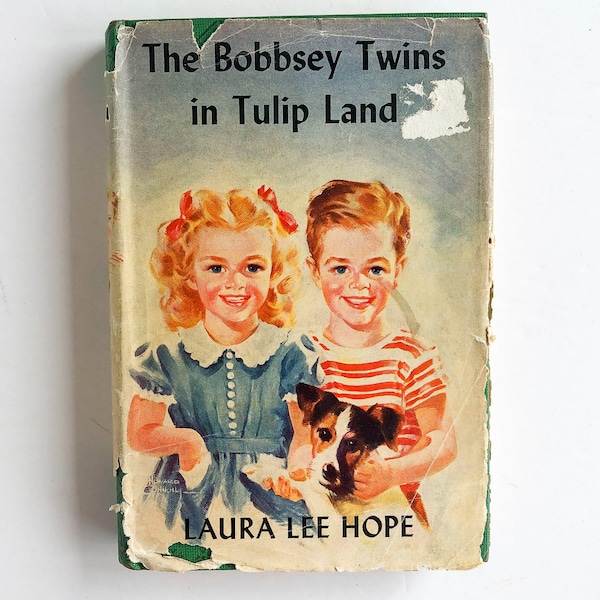 Vintage "The Bobbsey Twins in Tulip Land" by Laura Lee Hope - 1949 Children's Classic Book