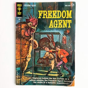 Vintage "Freedom Agent" 1963 Gold Key Silver Age Comic Book