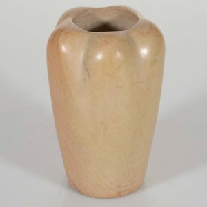 Vintage Afrikanischer Speckstein Kleines Glas - Kenia Made Kanister - Afrikanische Kunst