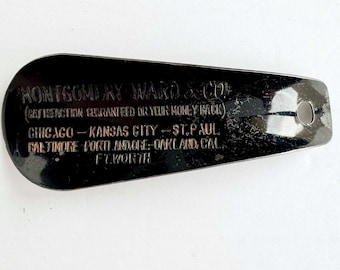 Vintage Montgomery Ward Metal Shoe Horn