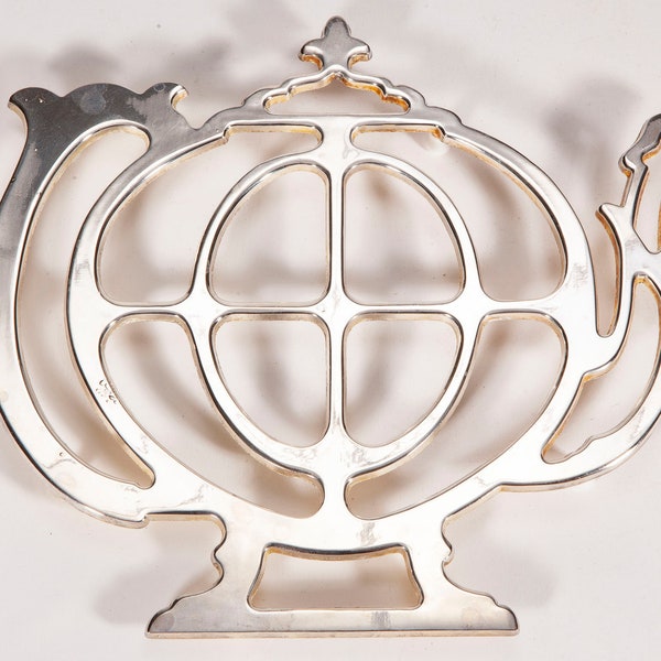 Silver Plated Trivet English Silver Plate