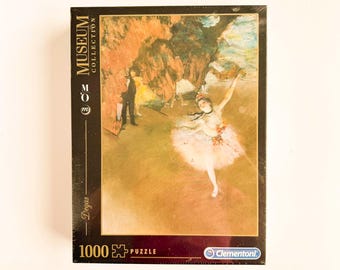 Sealed Box 1000 Piece Jigsaw Puzzle - Degas "Ballet" - Clementoni Made in Italy