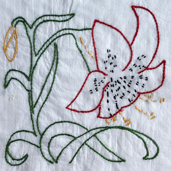 Tiger Lily Quilt Etsy