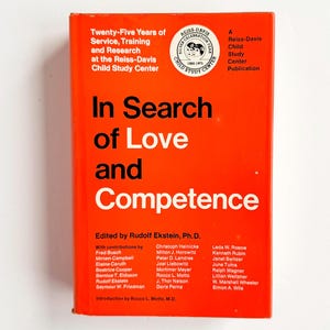 Vintage &quot;In Search of Love and Competence&quot; Book: 1976 Hardback, Psychology Essays