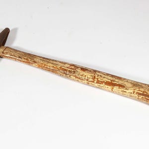 Vintage Tack Hammer - Wood Handle - Magnetic Metal Split Head