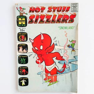 Vintage RARE &quot;Hot Stuff Sizzlers&quot; Harvey Comics Vol 1, #12, 1968 - Silver Age Comic Book
