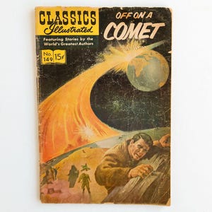 ヴィンテージ「ジュール・ヴェルヌの彗星の旅」第149号、1965年