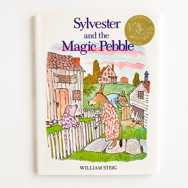 Vintage "Sylvester and the Magic Pebble" by William Steig - 1980 Hardback Children Book