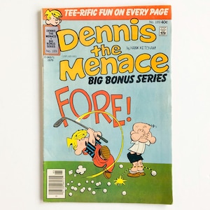 Vintage &quot;Dennis the Menace&quot;  June, 1979 No. 189, Fawcett Publications Bronze Age Comic Book