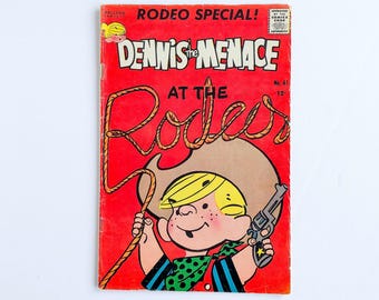 Dennis the Menace at the Rodeo -  Fawcett No. 61, 1962 Silver Age Comic Book