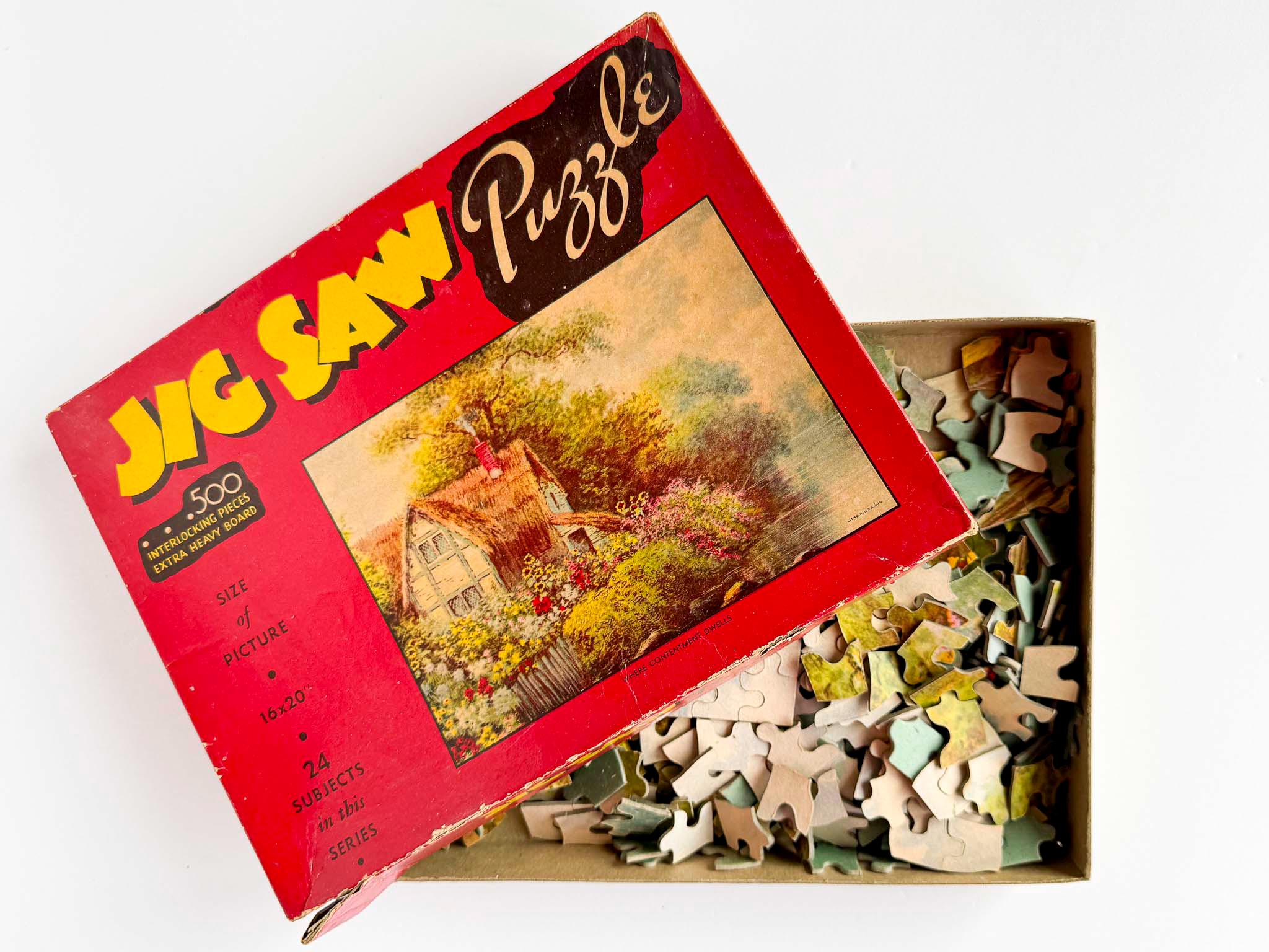 Milton Bradley Vintage Puzzles - Etsy