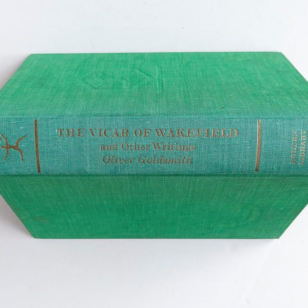 Vintage "The Vicar of Wakefield and Other Writings" by Oliver Goldsmith - 1955 Hardback