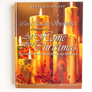 ヴィンテージ「At Home for Christmas」1998年リーダーズダイジェストクリスマスクラフトブック