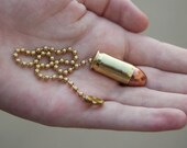 Replacement Pull Chain. 45 Bullet 8-Inch Brass Pull Chain from Fired Range Brass. .45 ACP. Great Gift
