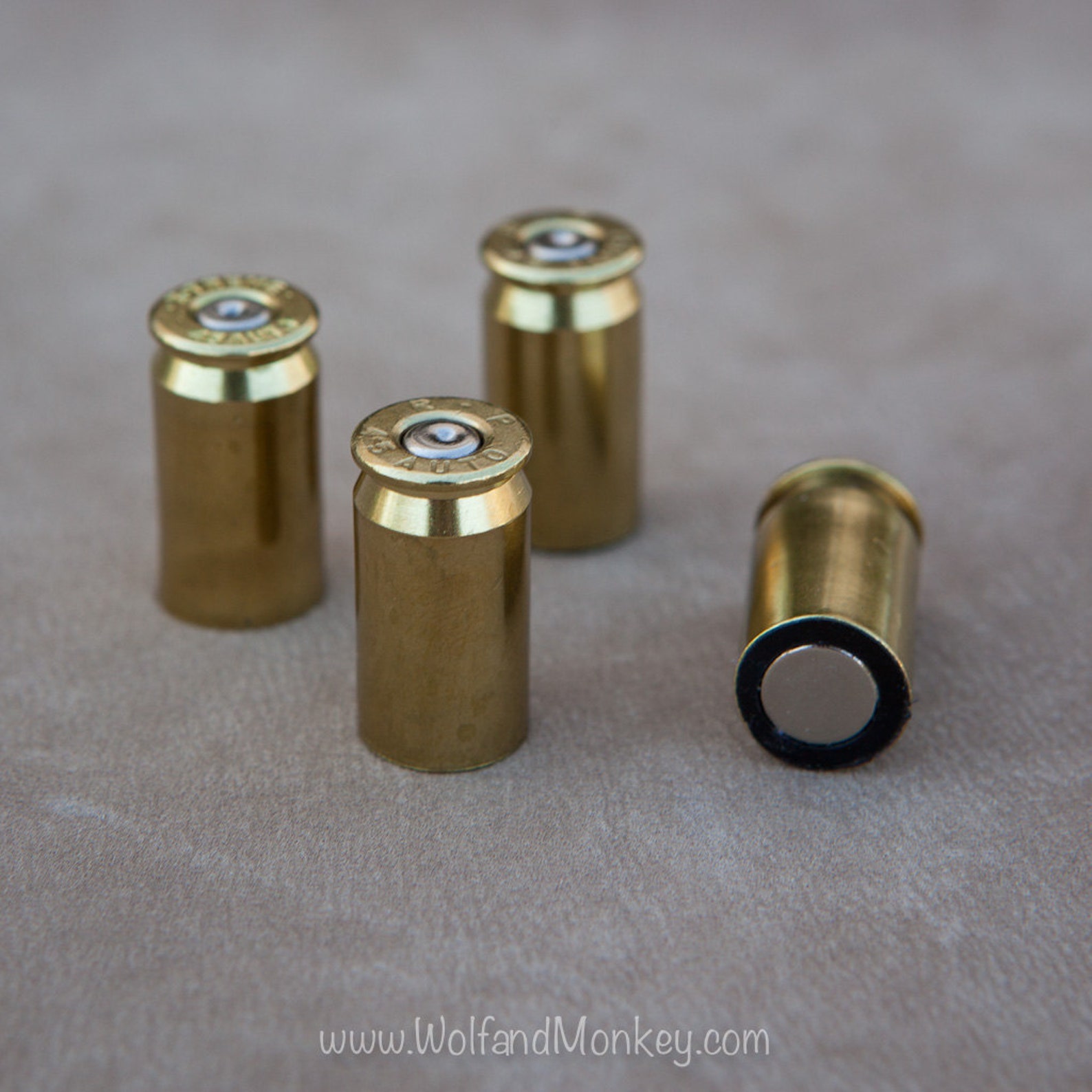 Bullet Set of four .45 ACP from Fired Range Etsy