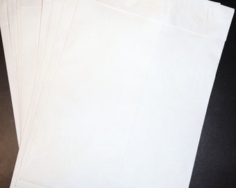 20x Tyvek Envelopes 7.5" x 10.5" Craft Material Sheets Durable Tear Resist NEW