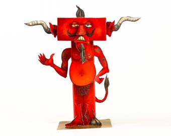 Papermodel Devil - Handicraft Bow Devil