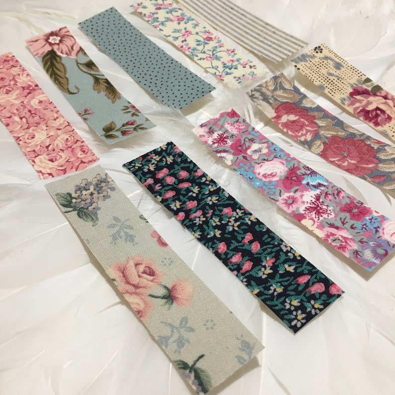 Handmade VINTAGE FABRIC WASHI Tape Pretty Blues & Pinks Etsy Australia