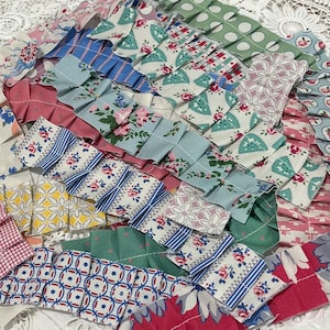 STRISCE DI TESSUTO arricciato (confezione da 6 pezzi) - confezione da 12 - deliziosi tessuti coordinati - perfetti per pagine di diario, creazione di etichette, punto lento, ecc.