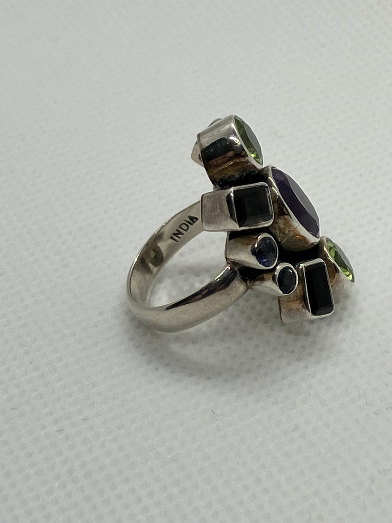 Nicky Butler Silver Rings Nicky Butler Silver Multi Gemstone Ring Sz 6 - Etsy