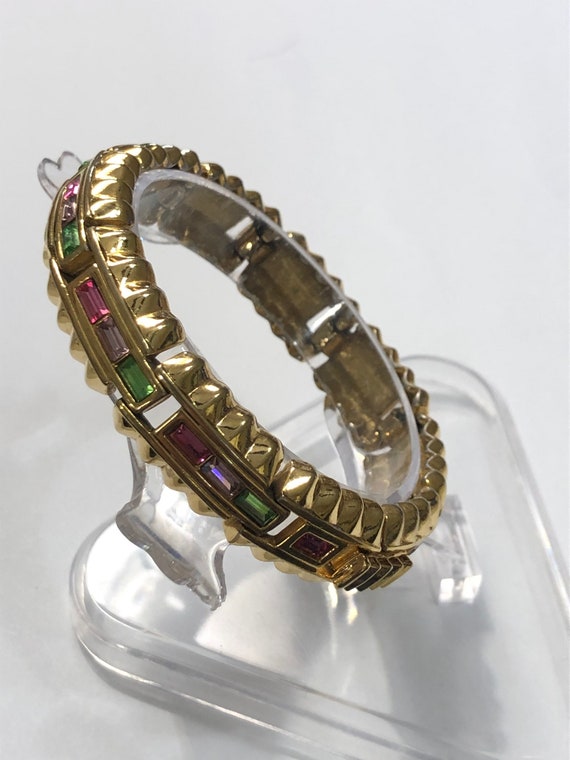 Estate Swarovski Crystal Link Bracelet - image 7