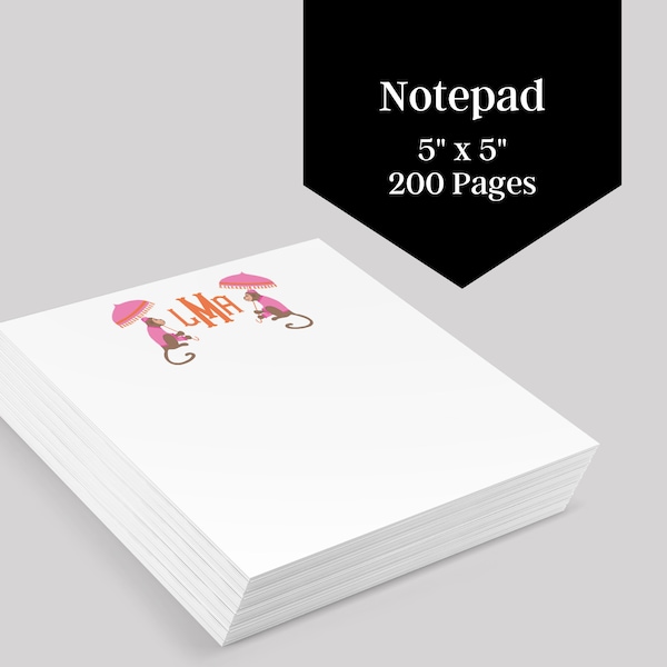 Personalized Tear off Notepad Etsy