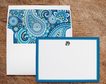 Personalized Stationery Note Cards With Lined Envelopes | Etsy
