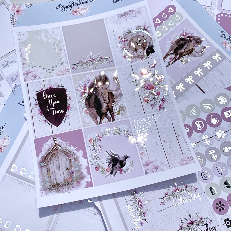Fantasy for Erin Condren Weekly Decorative Sticker Set
