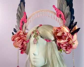 Pink valkyrie crown