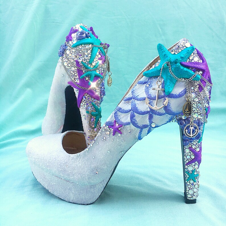 all glitter heels